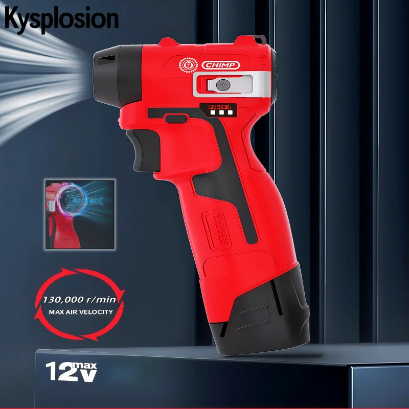 Milwaukee Drill M12 Fuel - منفاخ هواء صغير بدون فرشاة، محرك