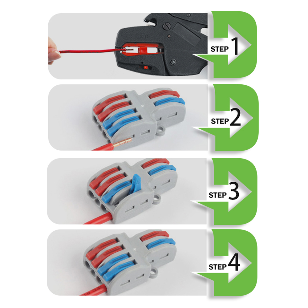 موصل سلك سريع كابل كهربائي عال - مراجعة Push Fit Connector وسعره
