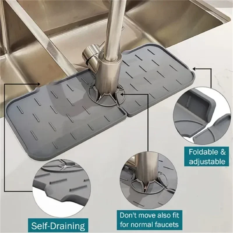 أدوات مطبخ: وسادة سيليكون ماصة - مراجعة Silicone Tap Washer وسعره