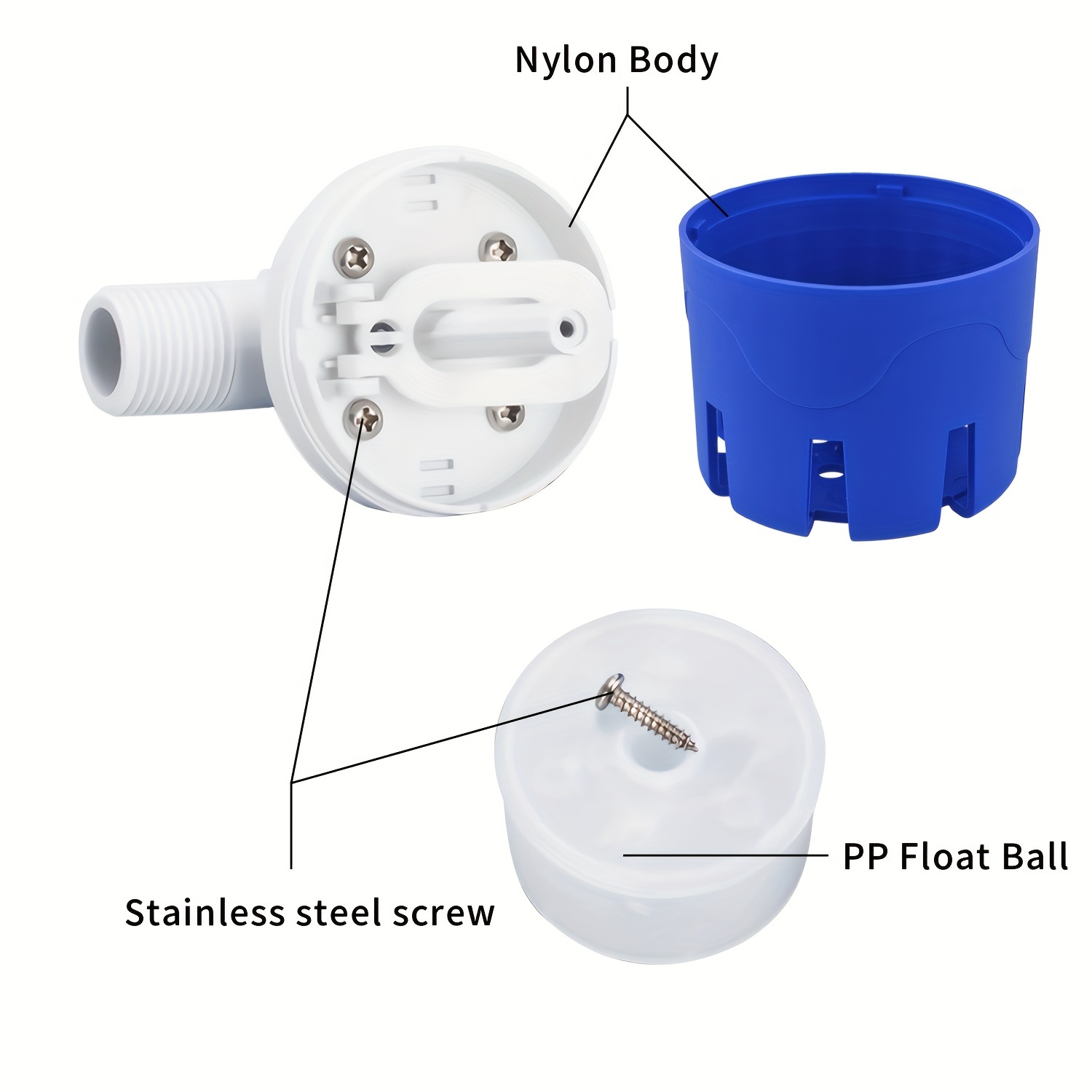 صمام عائم أوتوماتيكي بدون طاقة - مراجعة Float Ball Valve وسعره