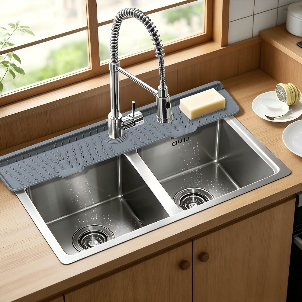 حصيرة تصريف جديدة من السيليكون - مراجعة Silicone Tap Washer وسعره